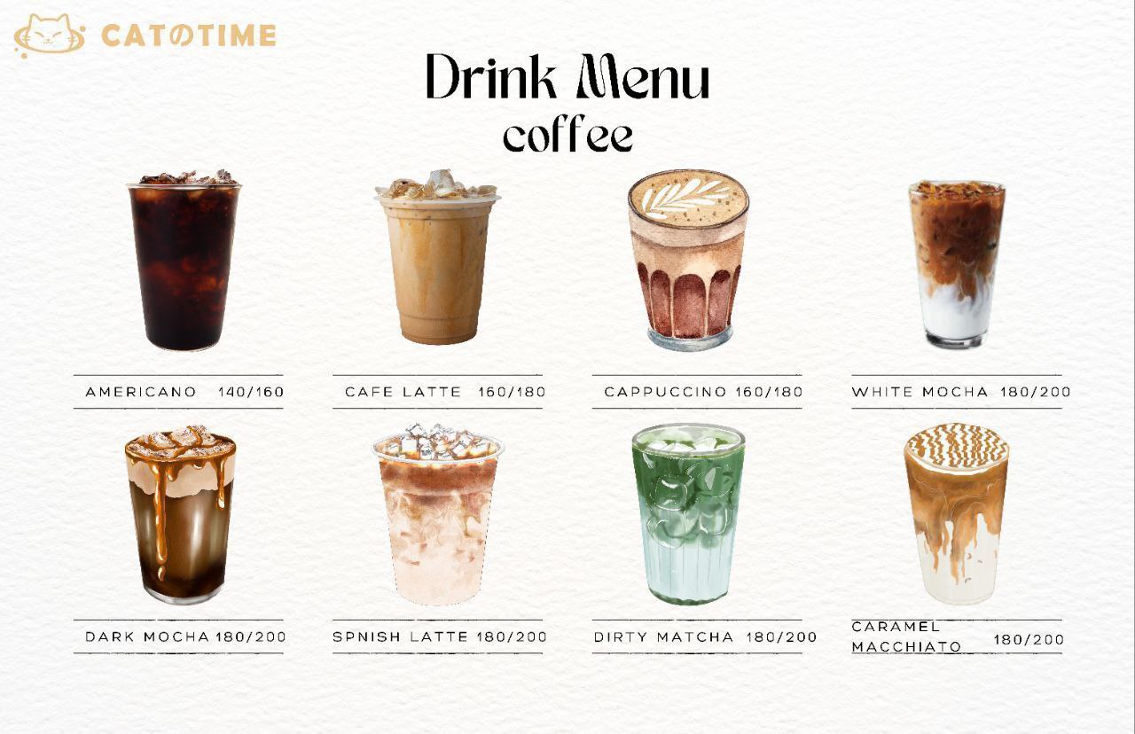 Coffee Menu