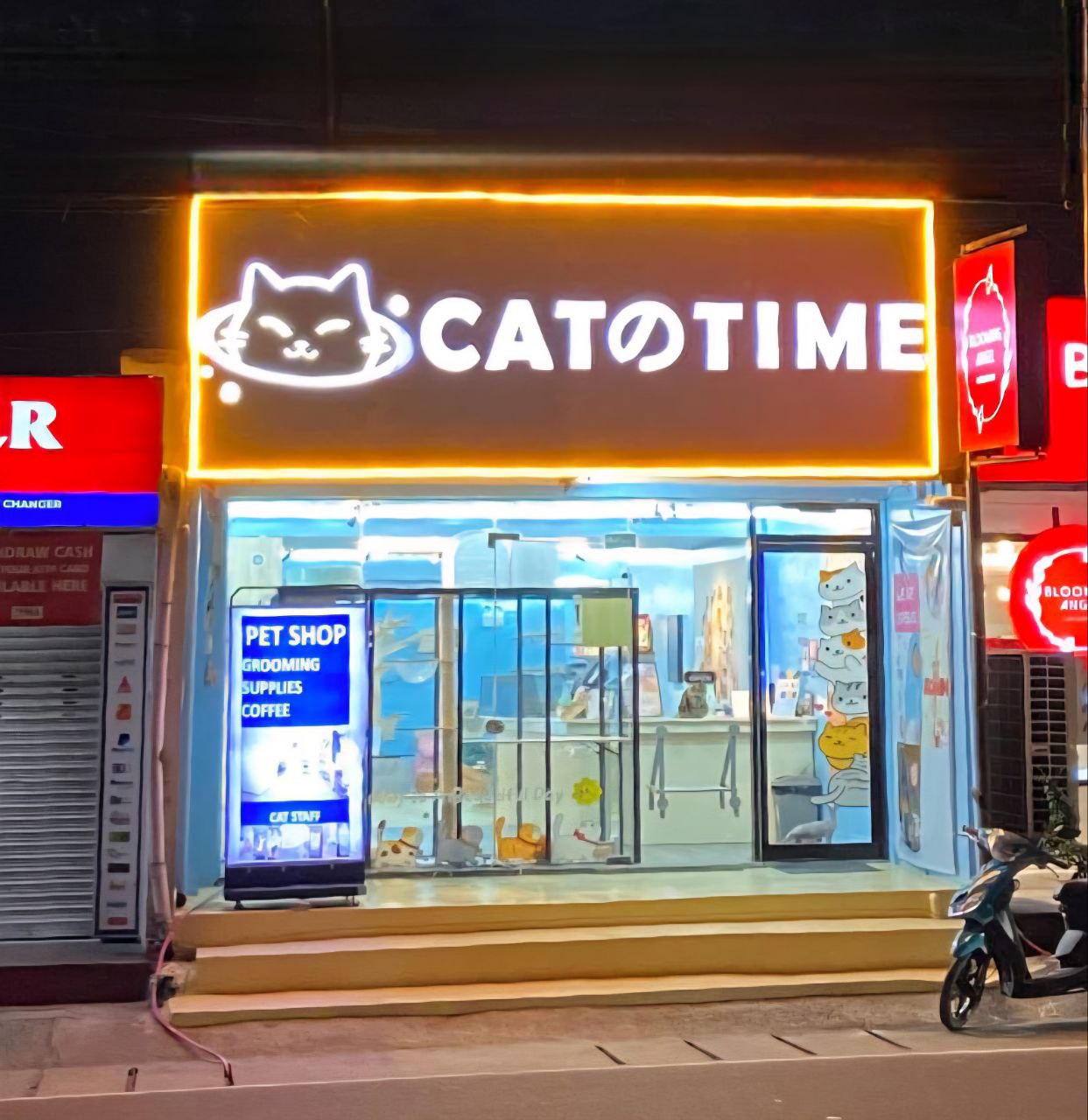 Cat Time Pet Shop Entrance